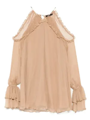 Шелковое платье мини