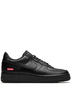 Кроссовки Air Force 1 Low Mini Box Logo Black из коллаборации с Supreme
