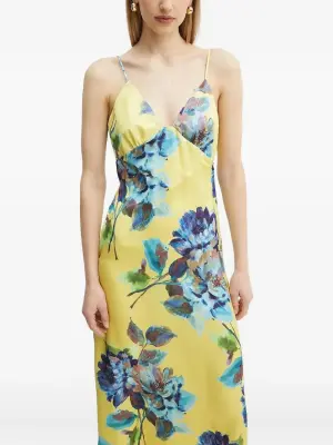 Платье-комбинация Wintour с цветочным принтом