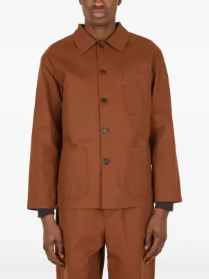 Рубашка с накладными карманами