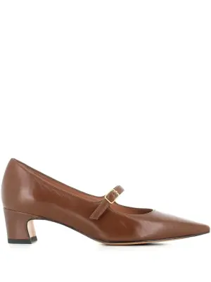 Туфли-лодочки с острым носком и каблуком 45 мм