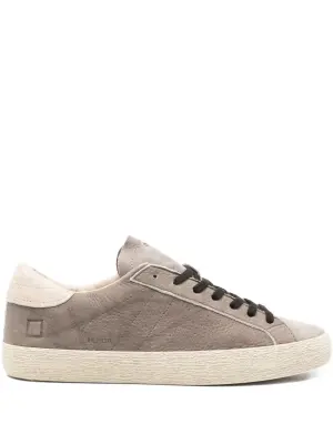 Кожаные кроссовки