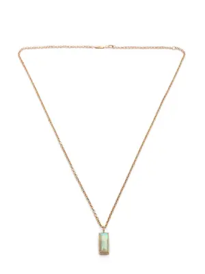 14kt yellow gold Opal Borealis necklace