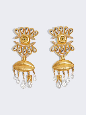 СЕРЬГИ "РОТ И ГЛАЗ"