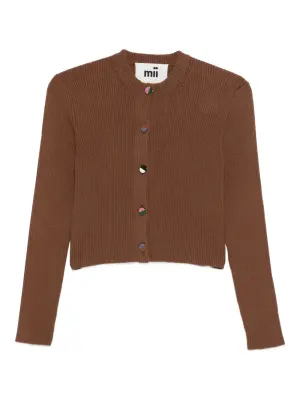 Вязаный кардиган на пуговицах