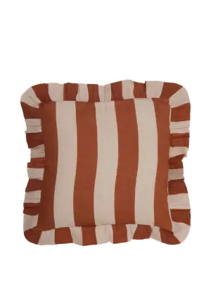 Льняная наволочка в полоску (45x45 см)