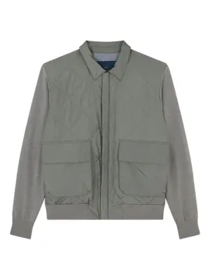 Стёганая куртка с ромбовидным узором