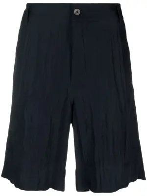 Широкие шорты с жатым эффектом