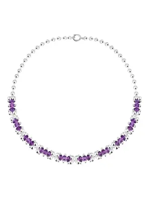 Колье из бусин