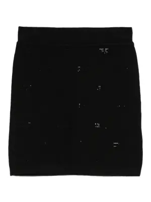 Мини-юбка с кристаллами