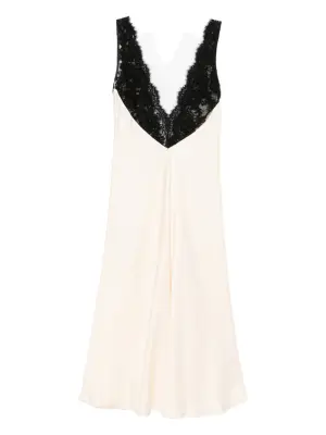 Комбинация с кружевными вставками