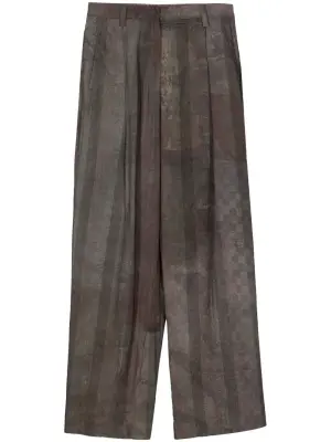 Брюки широкого кроя