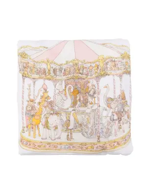 Атласная простыня с принтом Carousel