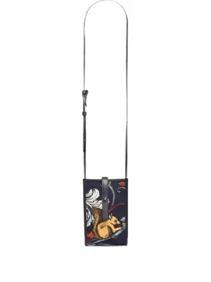 Сумка через плечо с цветочным принтом