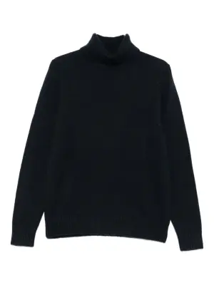 Свитер с воротником-стойкой