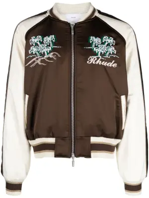 Souvenir embroidered bomber jacket