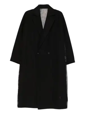 Двубортное пальто