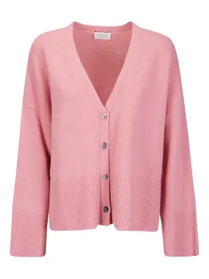 Кардиган с V-образным вырезом на пуговицах