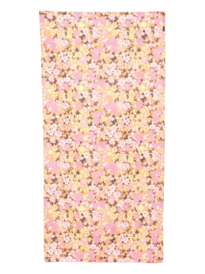 Пляжное полотенце с цветочным принтом (180 x 88 см)