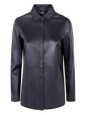 Кожаная рубашка