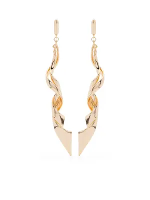 Spiraled Ribbon earrings