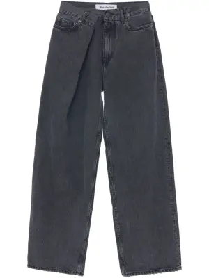 Джинсы со складками