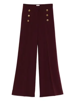 Широкие брюки Bridget с пуговицами