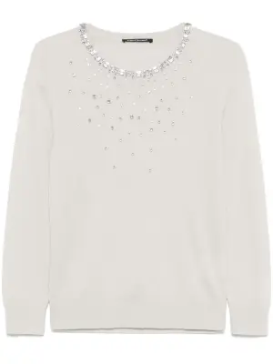 Свитер со стразами