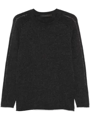 Свитер из вирджинской шерсти с высоким воротником