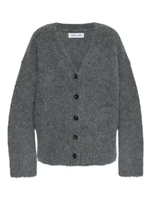Кардиган на пуговицах из шерсти альпаки