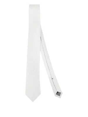 Шелковый галстук в рубчик