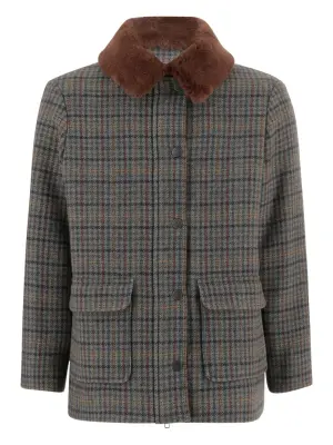 Пальто в клетку