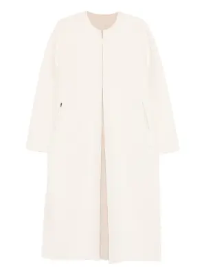 Пальто с круглым вырезом