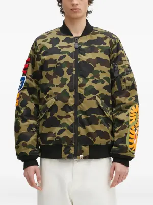 бомбер 1st Camo Shark Ma-1 с вышивкой