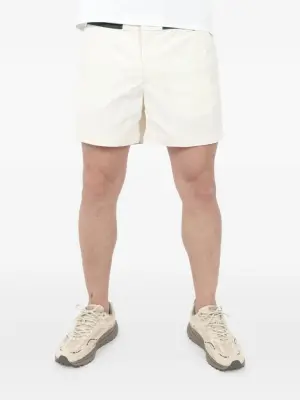 Плавки-шорты с поясом в полоску