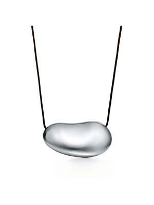 Кулон Bean® из серебра, 50 мм