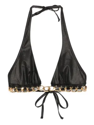 Бикини-топ с украшением в виде цепочки