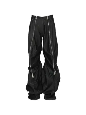 Прямые джинсы с молниями