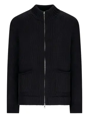 Шерстяной кардиган на молнии