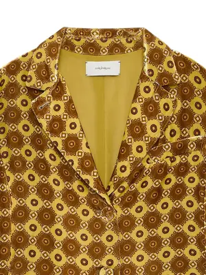 Куртка с узором и воротником