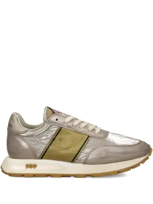 кроссовки с эффектом металлик