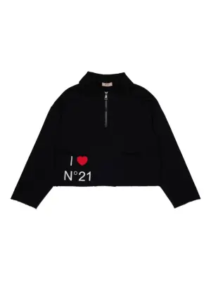 толстовка с воротником на молнии