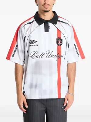 Рубашка поло с отделкой в полоску