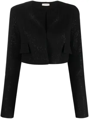 Terras sequinned cropped blazer