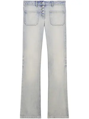 Джинсы bootcut с заниженной талией