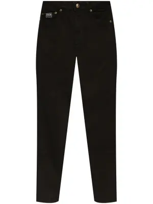 Джинсы с нашивкой-логотипом