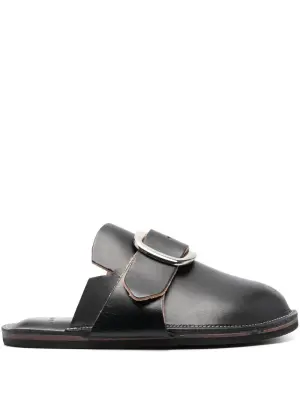 Слиперы с пряжкой