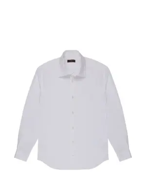 Рубашка из поплина на пуговицах