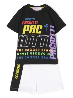 Комплект из топа и шортов с логотипом