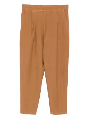 льняные брюки со складками